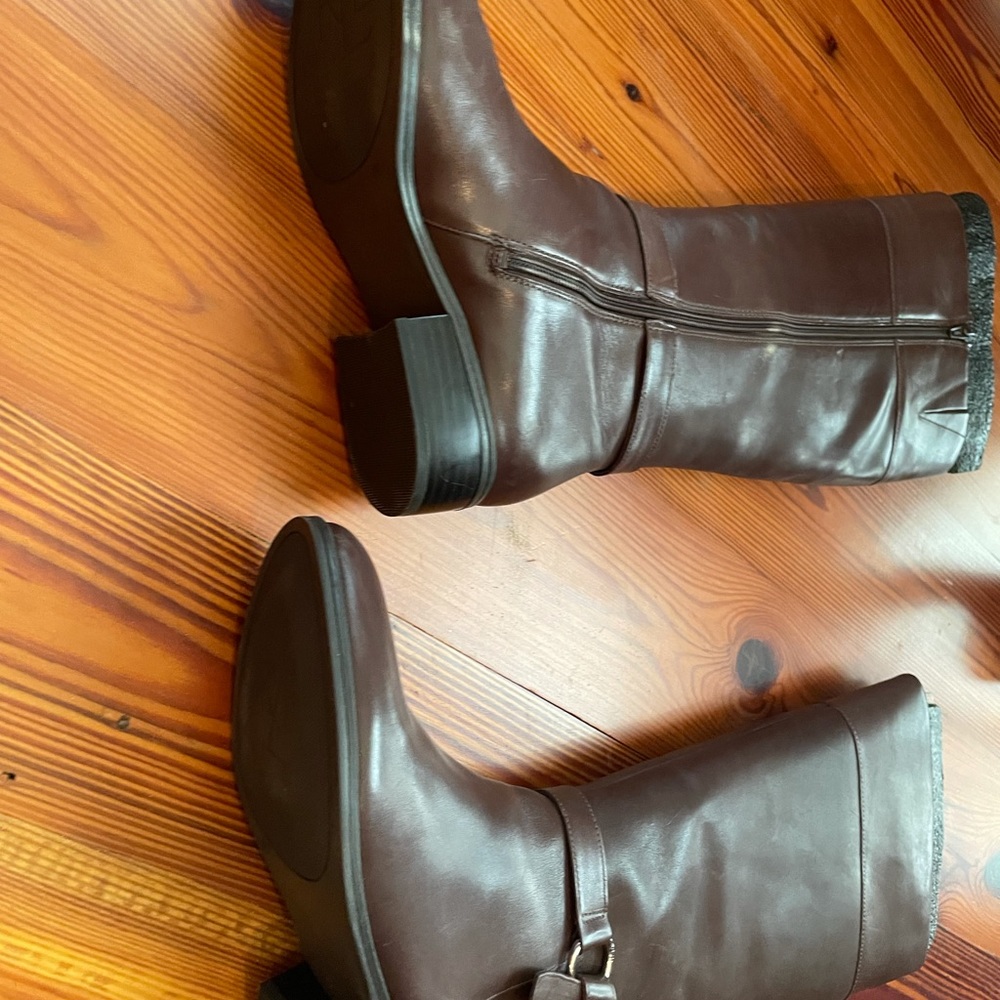 Lauren Ralph Lauren riding boots DARK BROWN NWT - Picture 4 of 6
